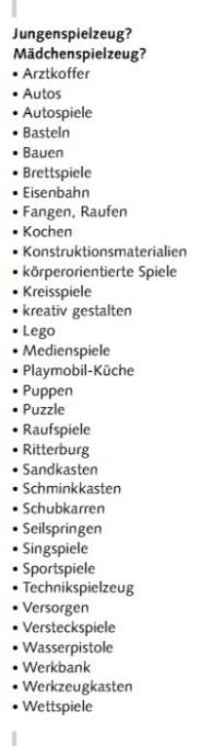 Gewaltspielzeug in Vorschule und Kindergarten